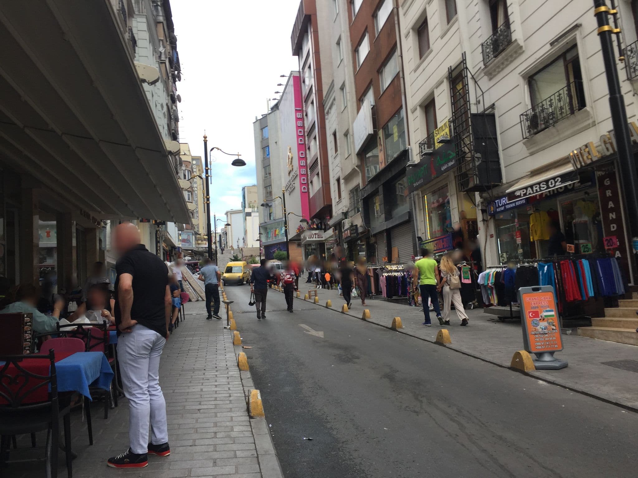 Street view near Vert Hotel, Istanbul