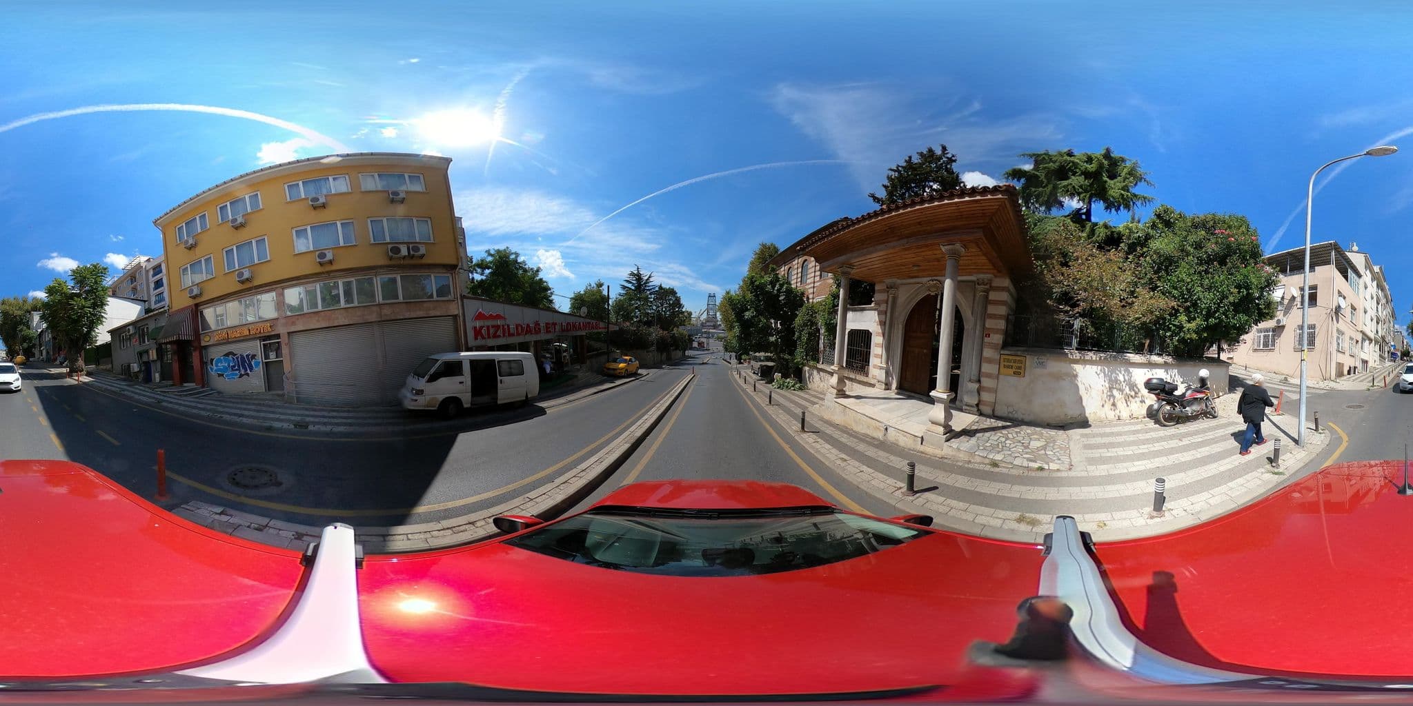 Street view near Mini Harem Hotel, Salacak — © ademturkmen (CC BY-SA · Mapillary)