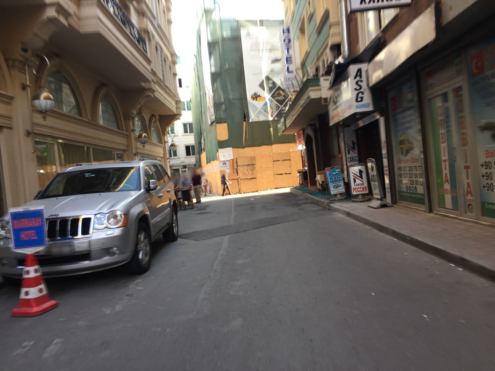 Street view near Grand Unal Hotel, Istanbul