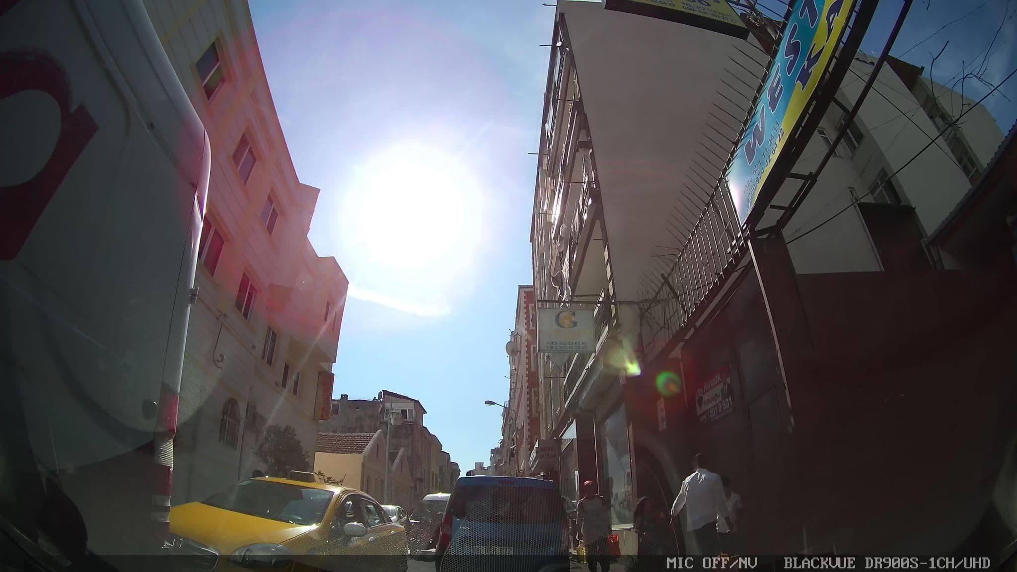Street view near Grand Milan Hotel, Istanbul