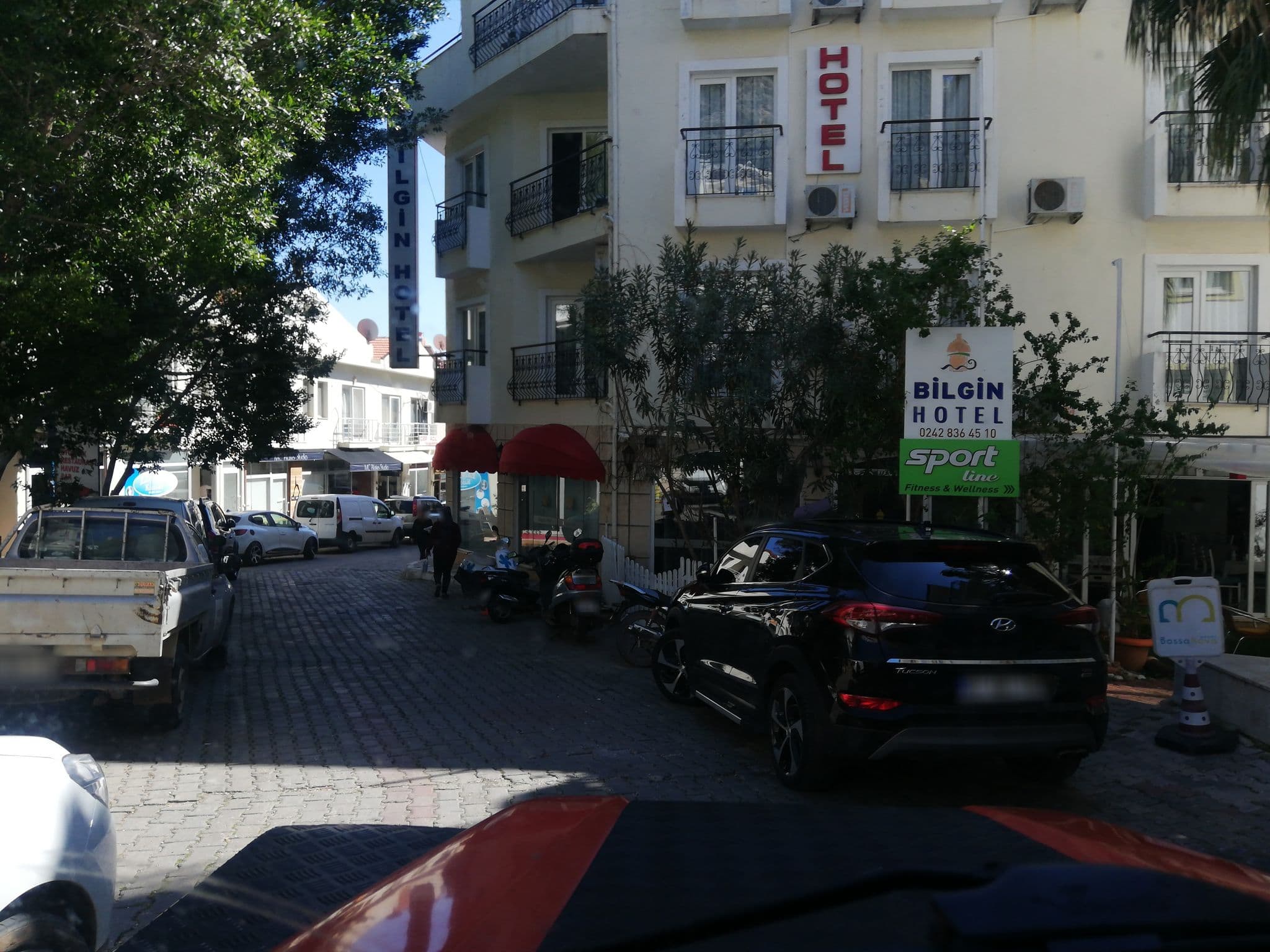 Street view near Bossa Nova Apart Hotel, Kaş — © nazif (CC BY-SA · Mapillary)