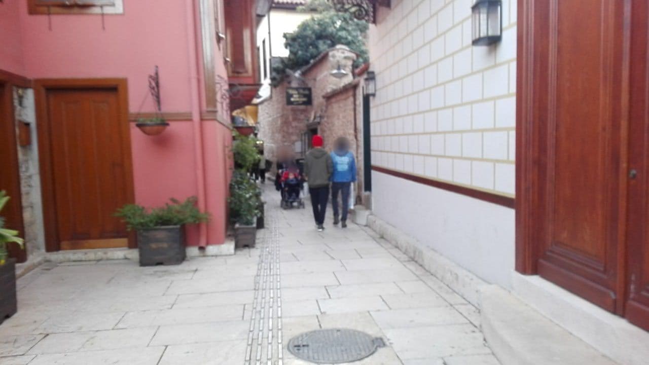 Street view near Ruin Adalia Hotel, Antalya