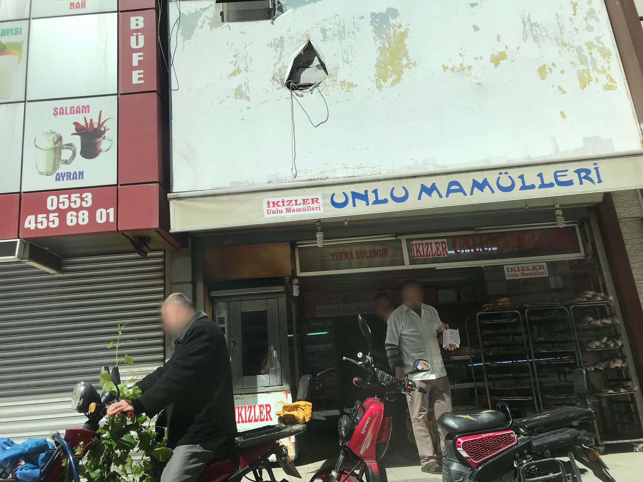 Street view near Saydam Otel, Adana — © hderinoz (CC BY-SA · Mapillary)