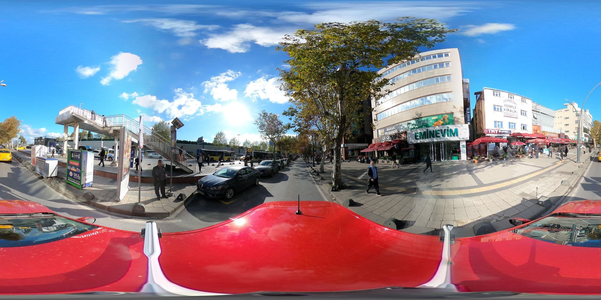 Street view near Bilek Hotel, Levent — © ademturkmen (CC BY-SA · Mapillary)