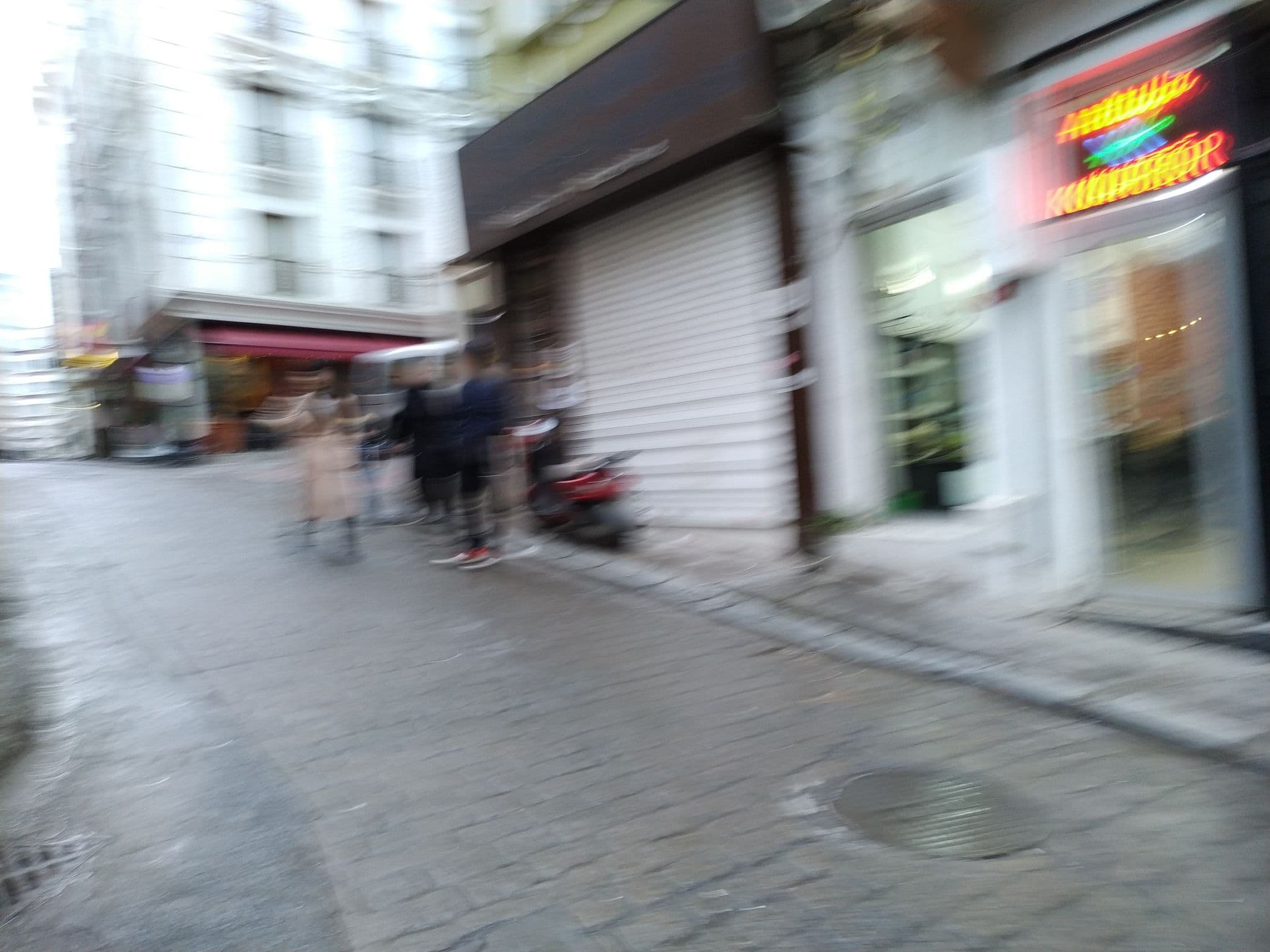 Street view near Pera Center Hotel, Eminönü — © helgafolk (CC BY-SA · Mapillary)
