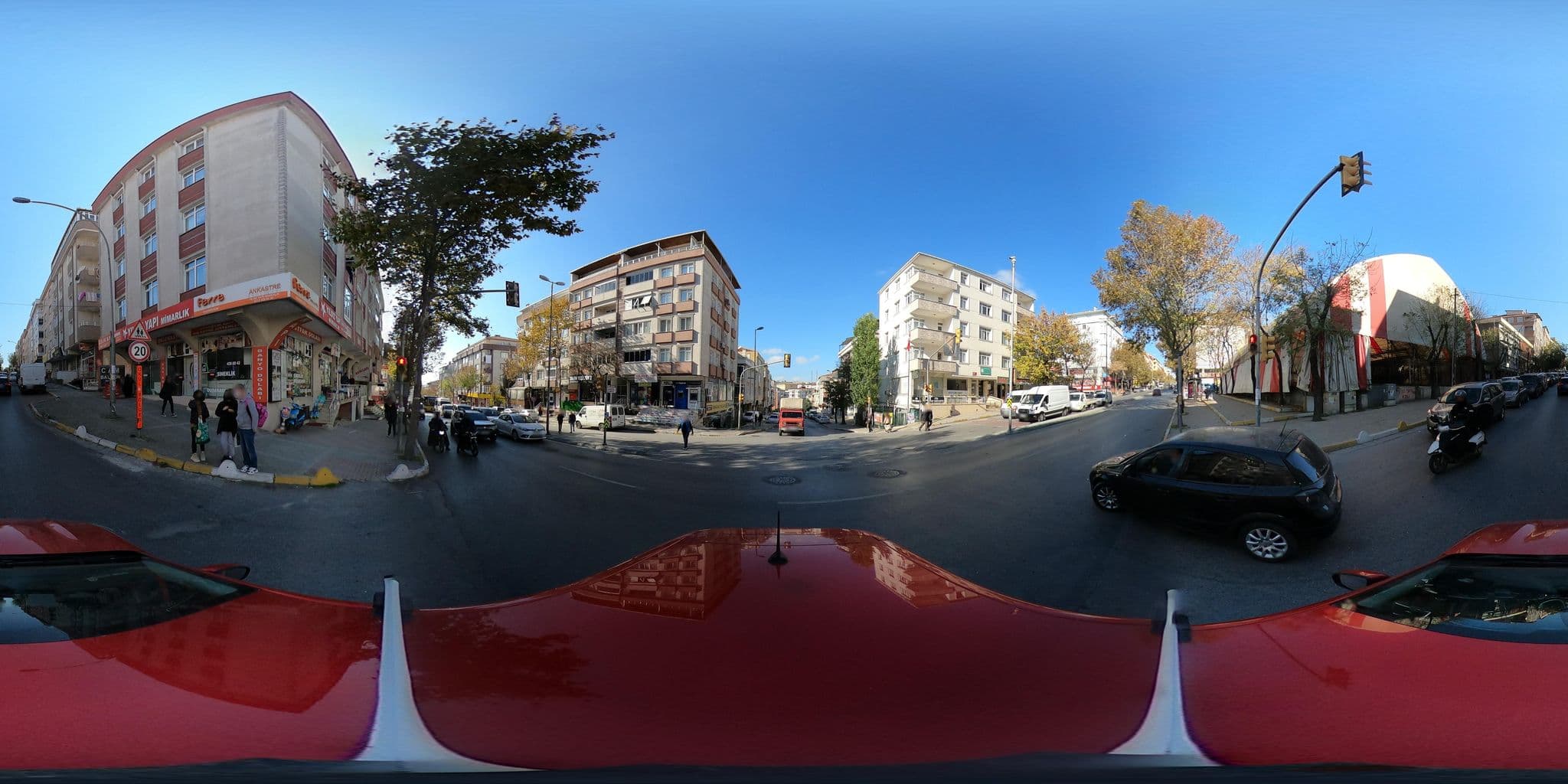 Street view near Atatürk Vakfı H. Yılmaz Külahçıoğlu Kız Öğrenci Yurdu, Yakuplu — © yturkmenoglu (CC BY-SA · Mapillary)