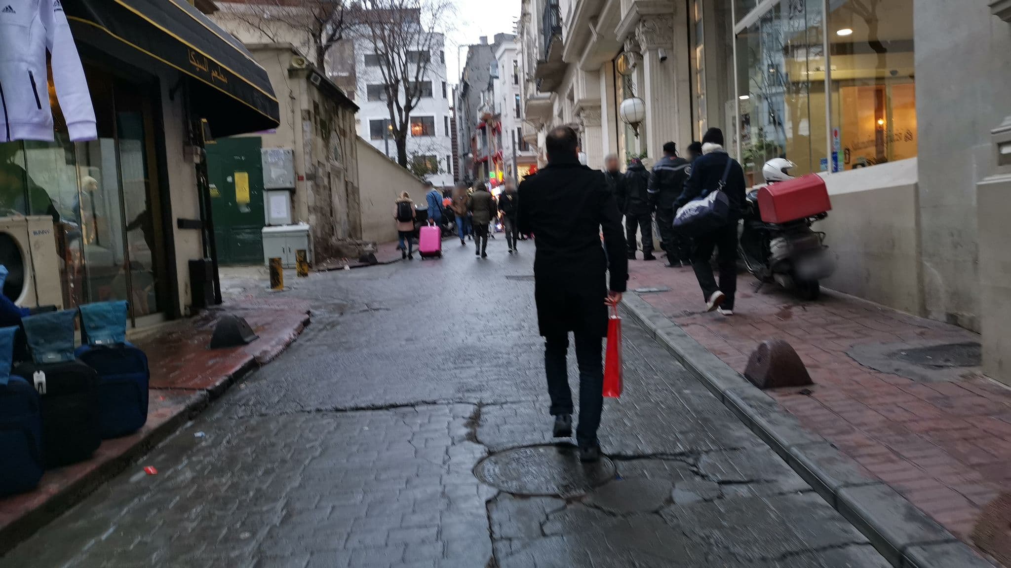 Street view near The Tango Hotel Taksim, Eminönü — © asturksever (CC BY-SA · Mapillary)