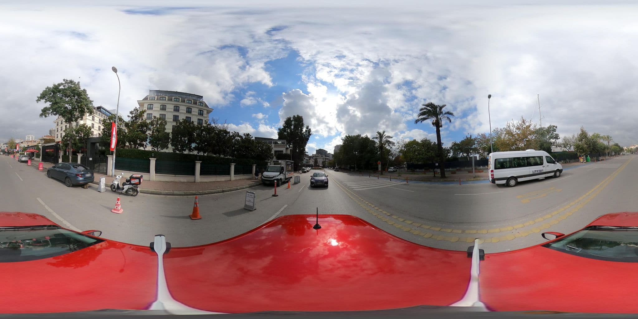 Street view near Wyndham Grand Istanbul Kalamis Marina Hotel, Altunizade — © ademturkmen (CC BY-SA · Mapillary)