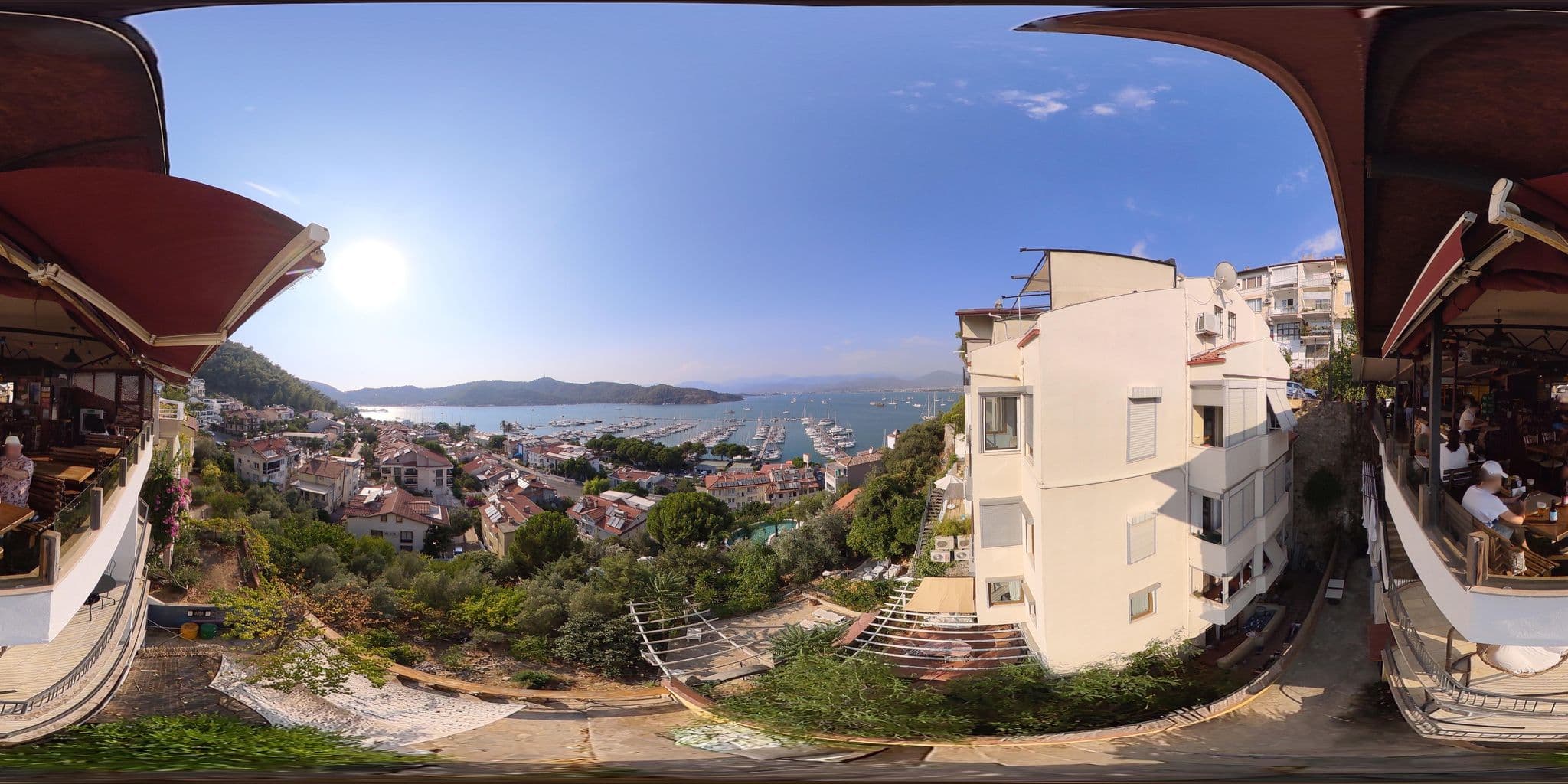 Street view near Çim Apartments, Fethiye — © exetis (CC BY-SA · Mapillary)