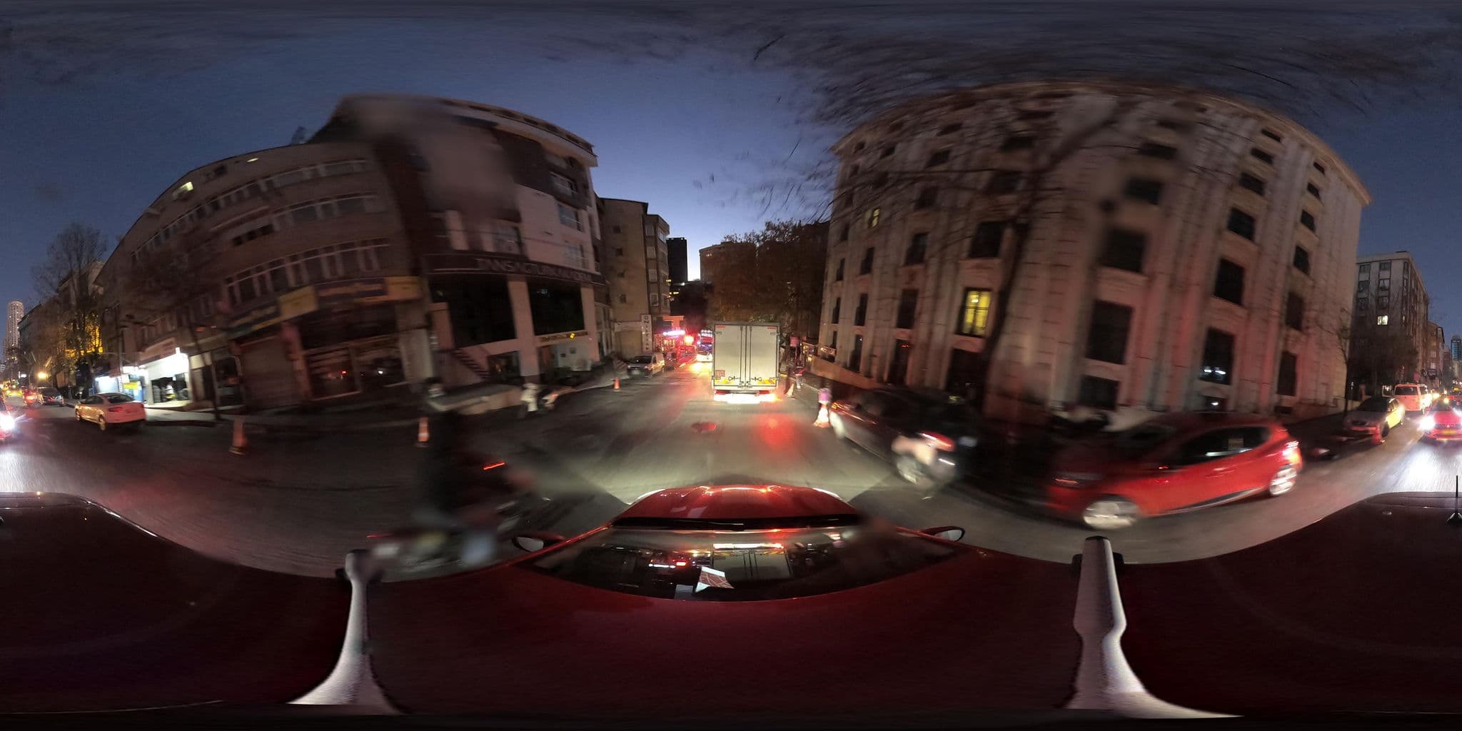 Street view near Lausos Palace Hotel, Şişli
