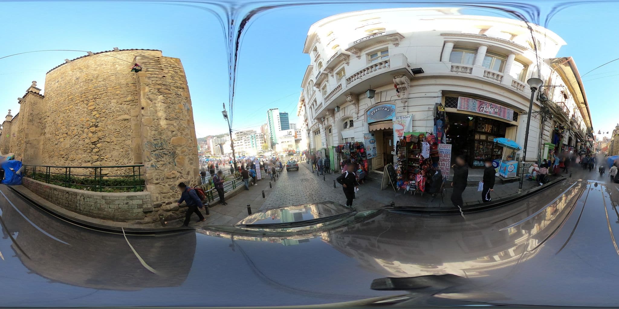 Street view near Hostal Naira La Paz, La Paz — © kaart_2 (CC BY-SA · Mapillary)