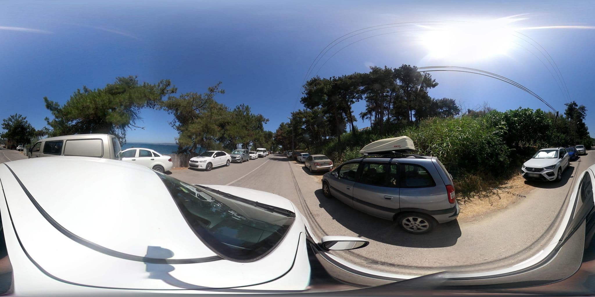 Street view near Tusan Hotel Spa, Güzelyalı — © Zafer (CC BY-SA · Mapillary)