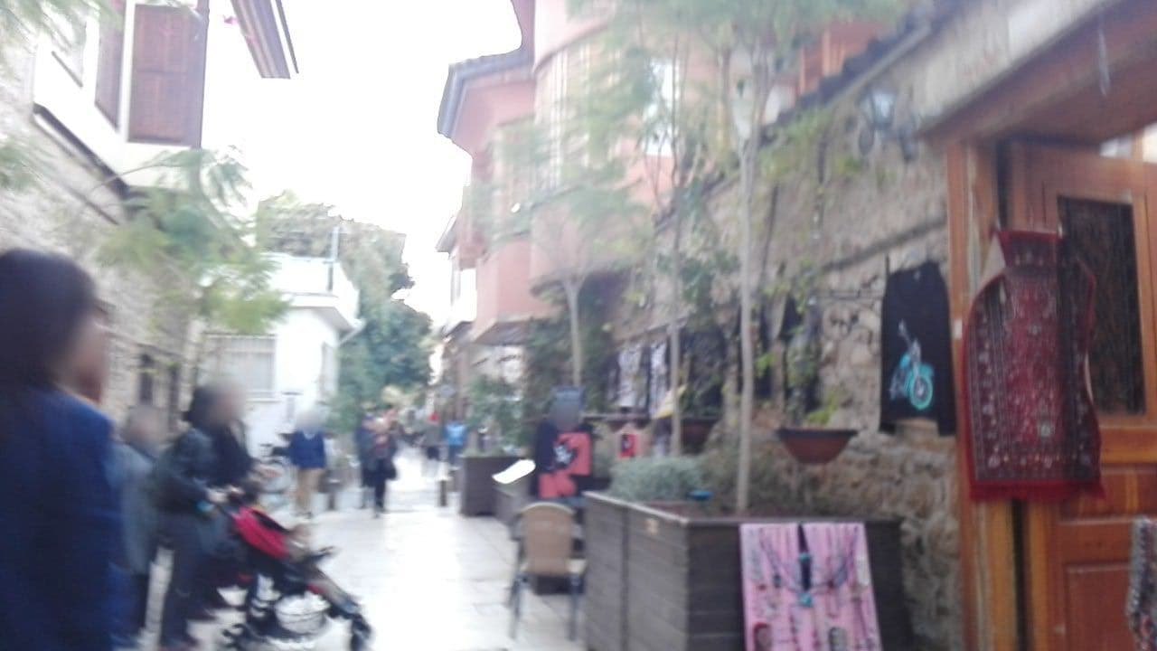 Street view near Hadrian Gate Hotel, Antalya