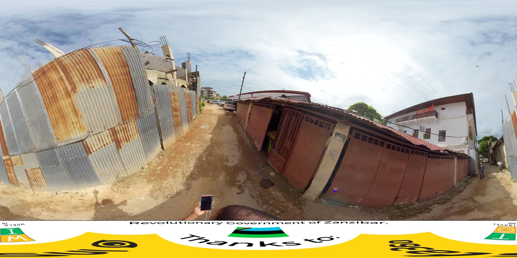 Street view near Hotel Marine, Zanzibar — © federicodebetto (CC BY-SA · Mapillary)