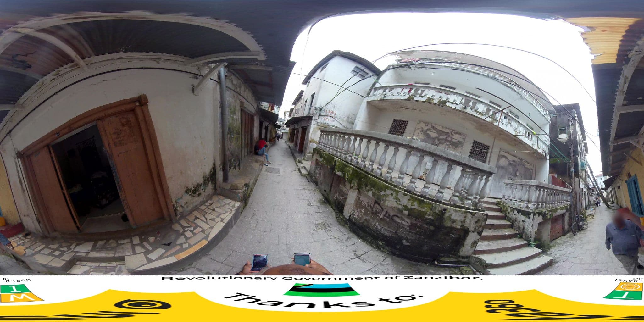 Street view near Manche Lodge, Zanzibar — © federicodebetto (CC BY-SA · Mapillary)