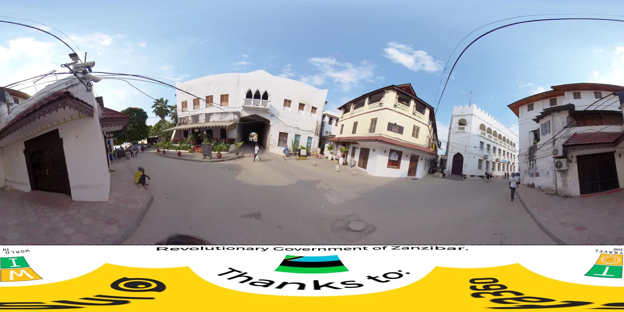 Street view near Karibu Inn, Zanzibar — © federicodebetto (CC BY-SA · Mapillary)