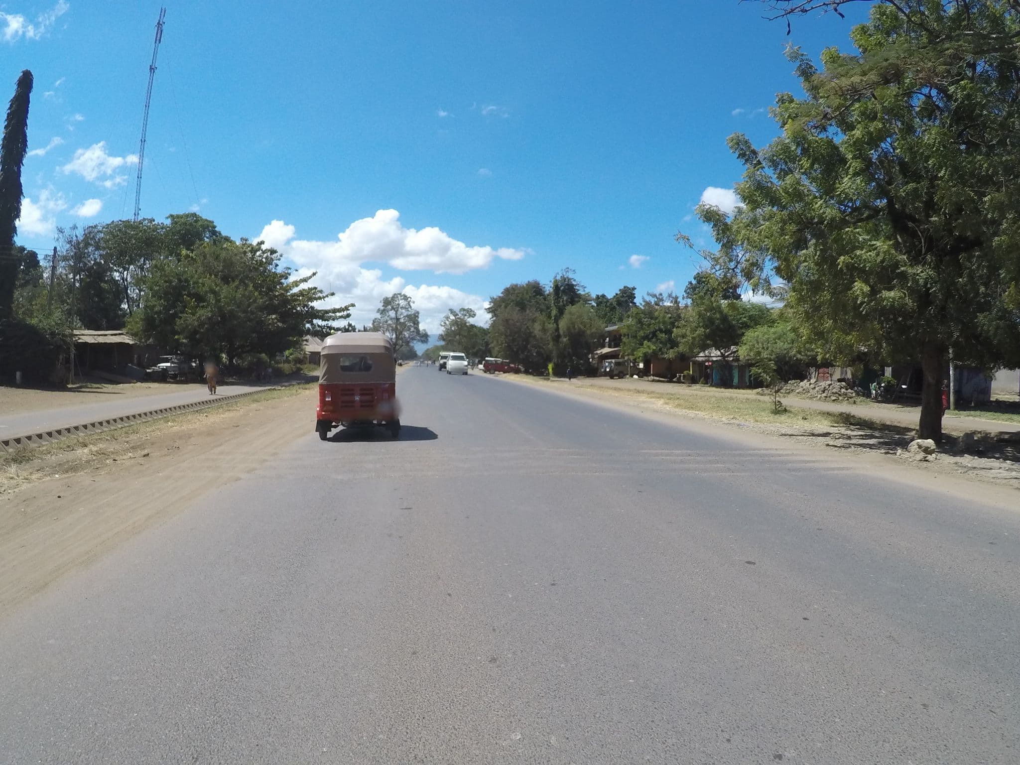 Street view near New Sunlight Lodge, Mto wa Mbu — © rkiselev (CC BY-SA · Mapillary)