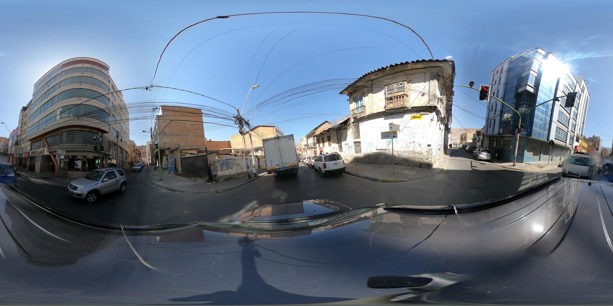 Street view near Residencial Latino, La Paz