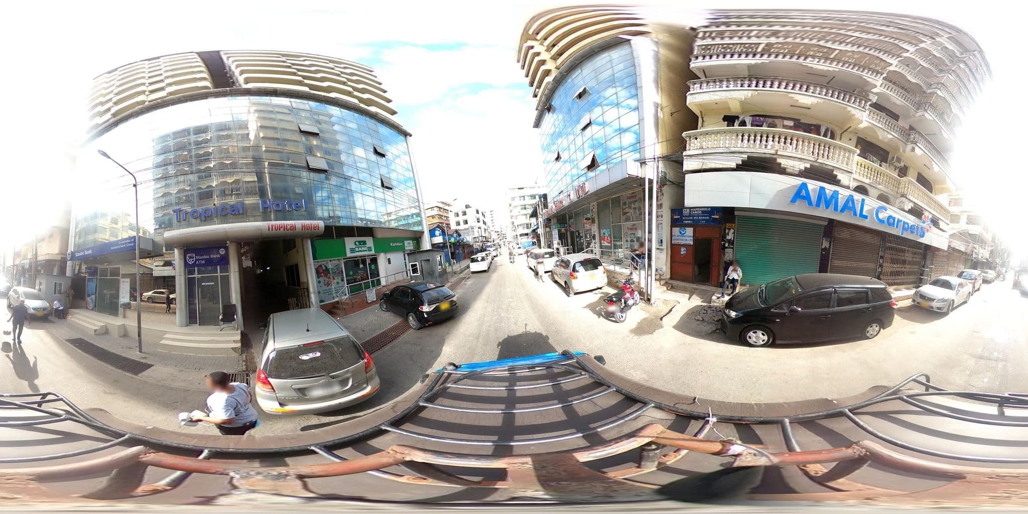 Street view near Rufiji Guest House, Dar es Salaam