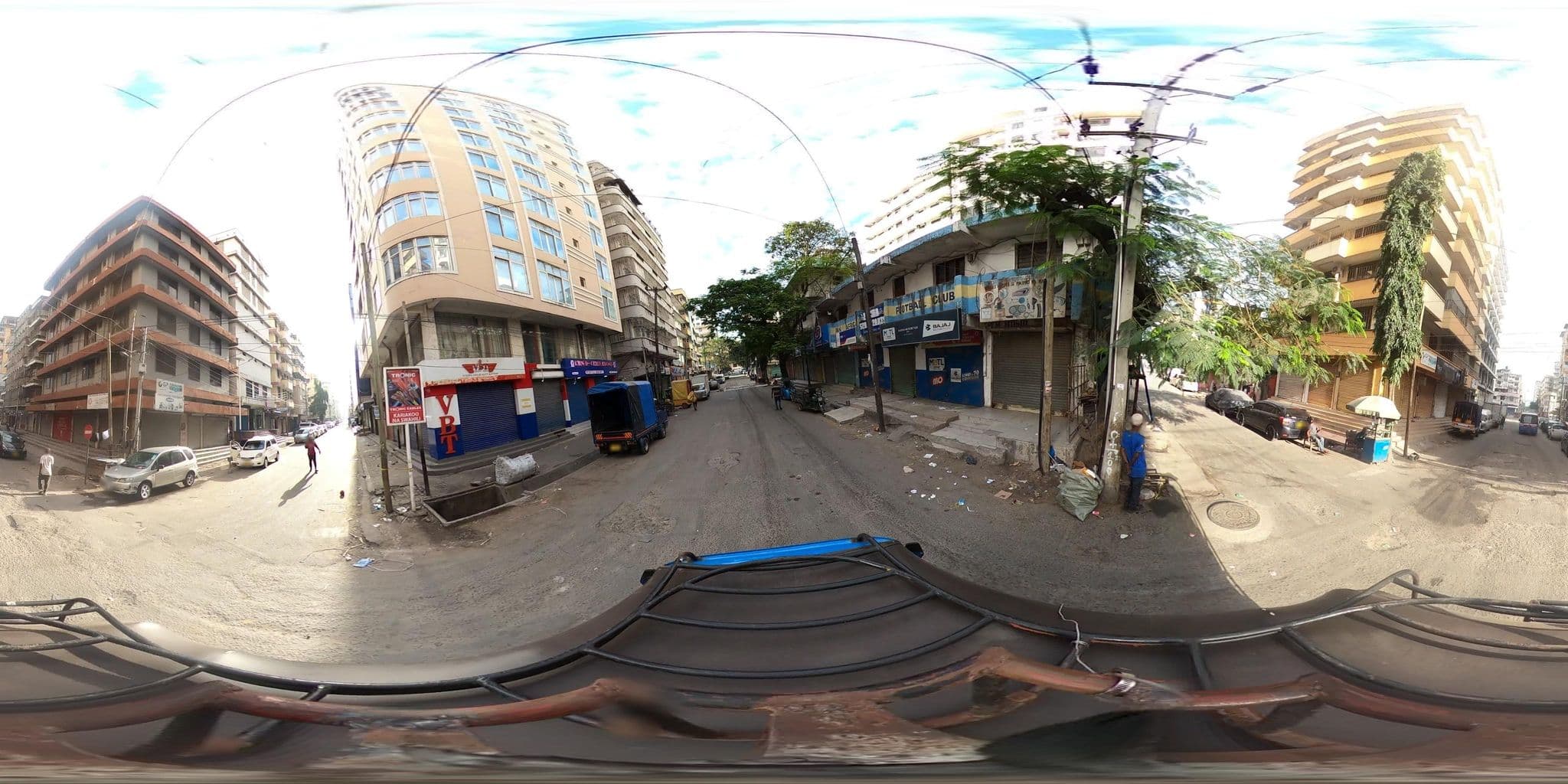 Street view near Stay Inn Hotel, Dar es Salaam