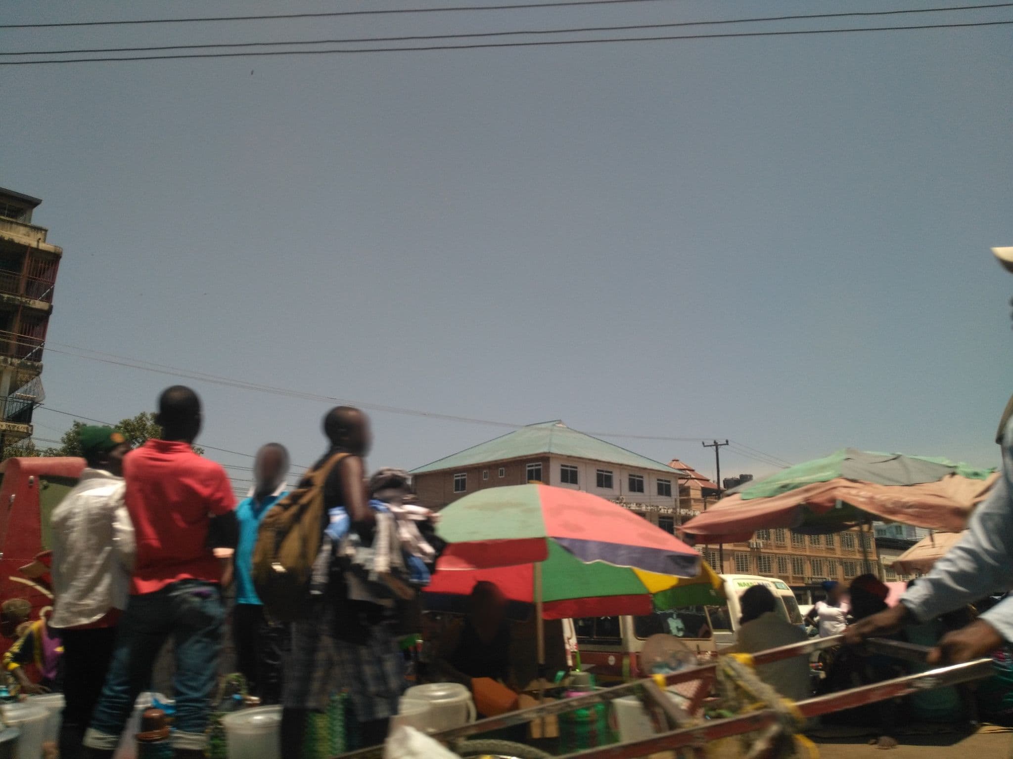 Street view near isamo hotel, Mwanza