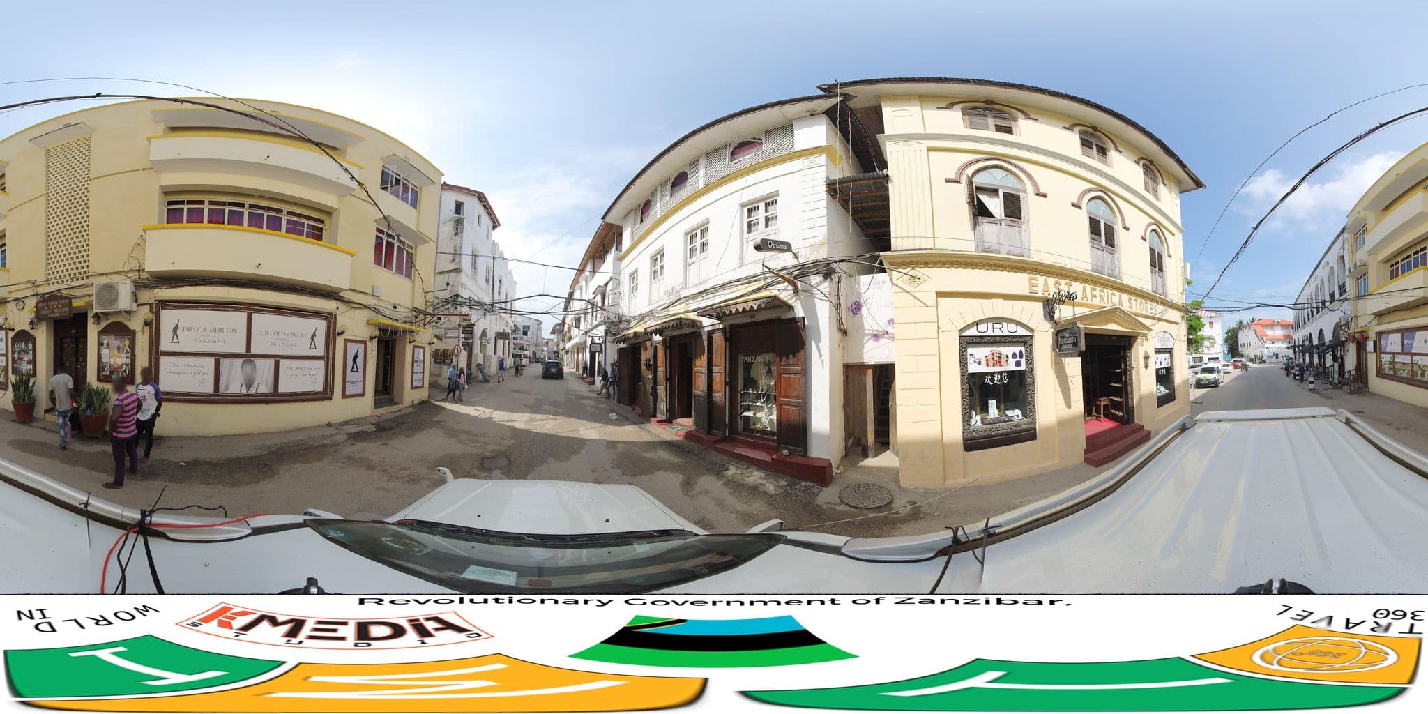 Street view near Lost and Found Hostel, Zanzibar — © federicodebetto (CC BY-SA · Mapillary)