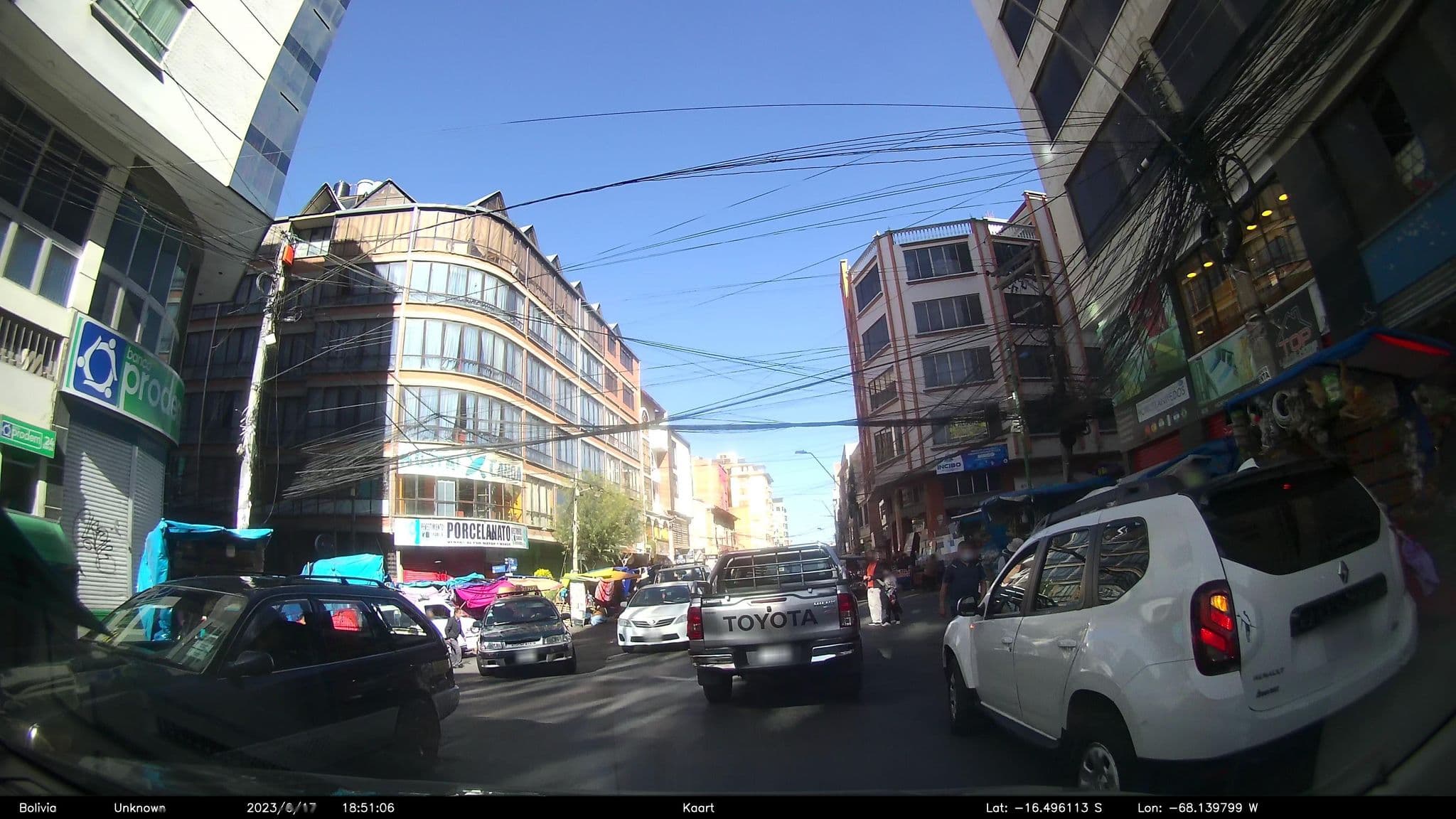 Street view near Hostal Copacabana, La Paz