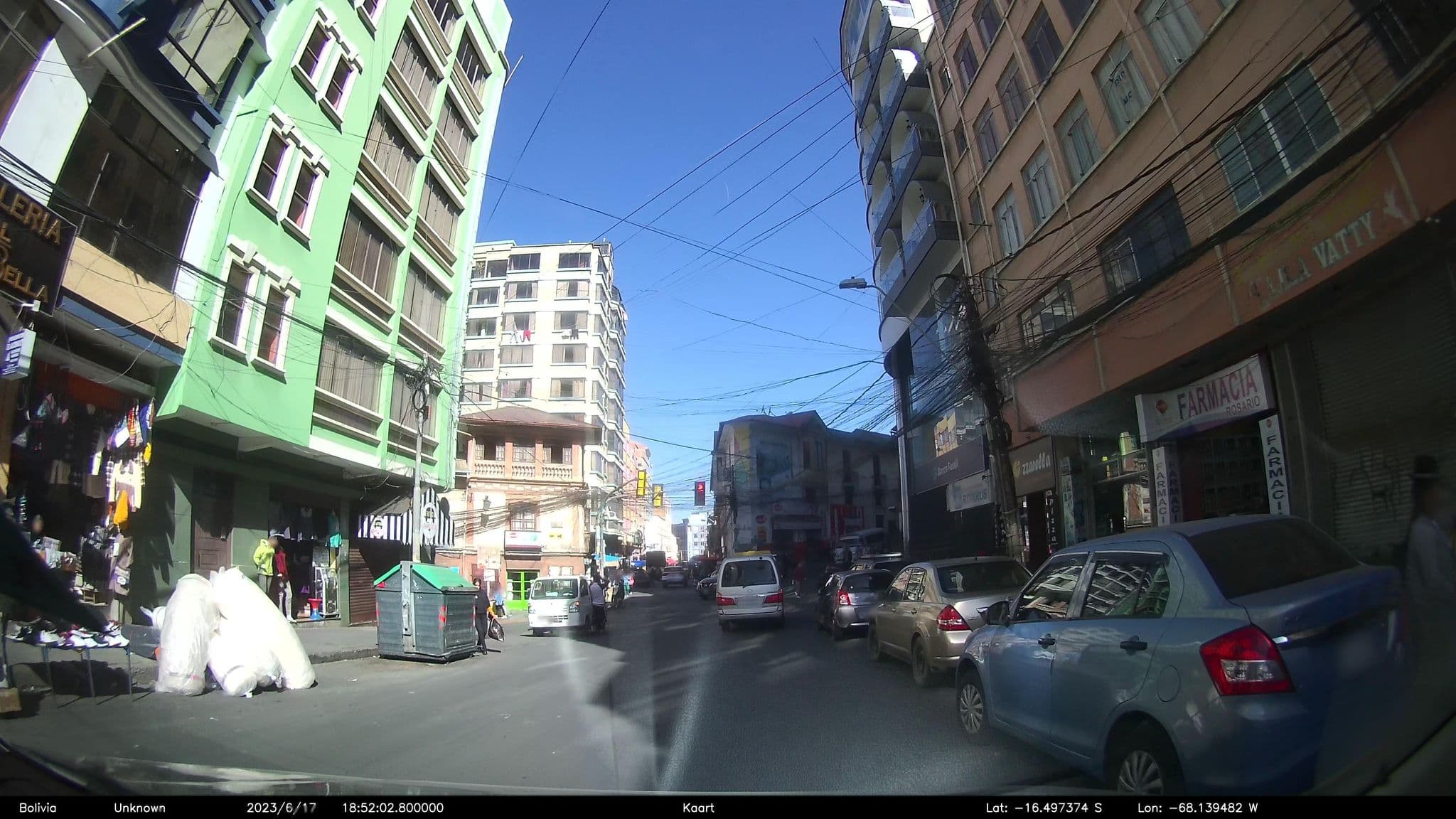 Street view near Hostal camina dorado, La Paz