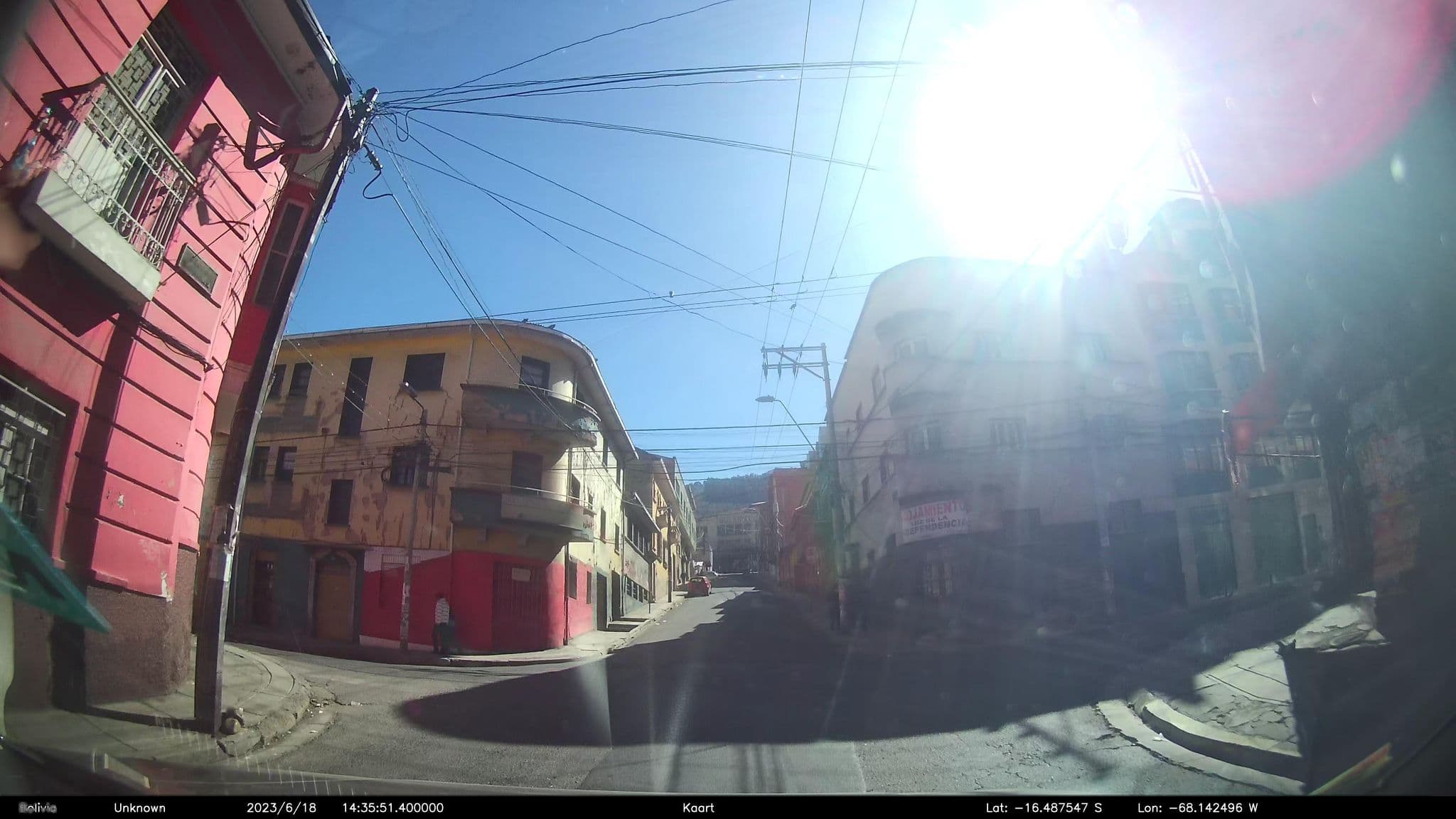 Street view near Hostal Condorito, La Paz — © kaart_2 (CC BY-SA · Mapillary)