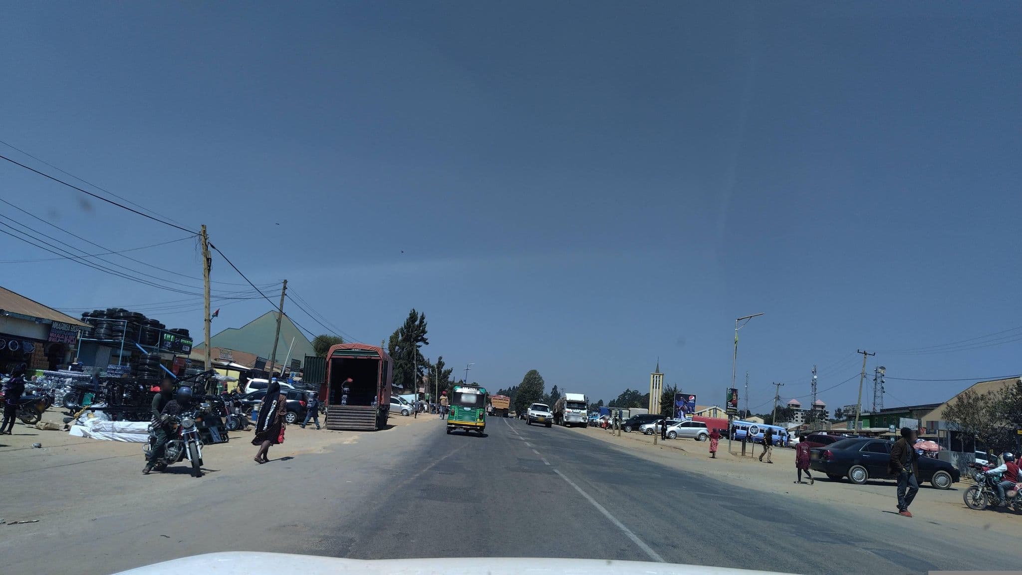 Street view near Mwambasa Lodge, Njombe — © 100sassa (CC BY-SA · Mapillary)