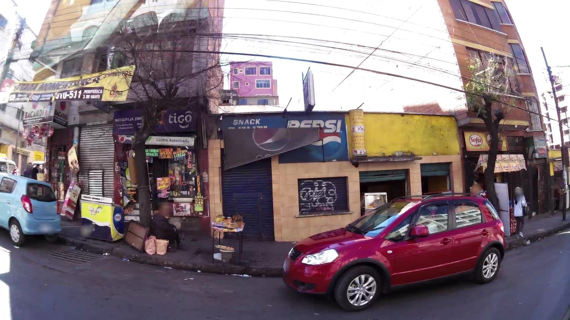Street view near Hotel Sayari, La Paz — © kaartcam (CC BY-SA · Mapillary)