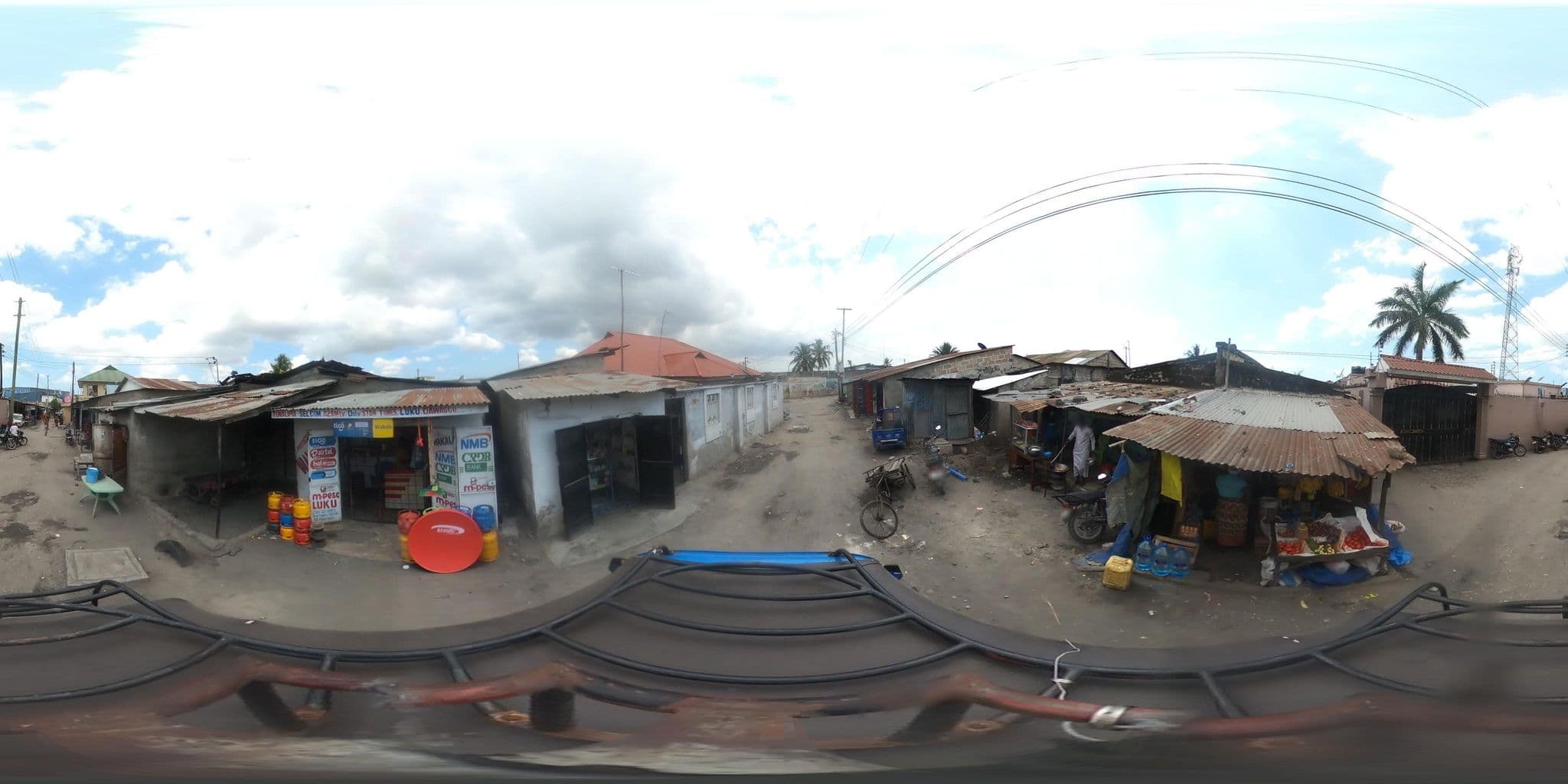 Street view near Fiesta Guest House, Dar es Salaam