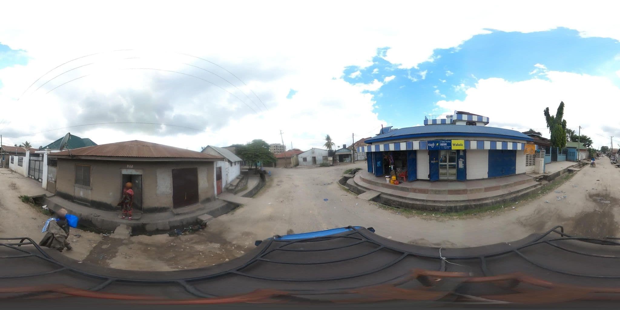 Street view near Sewa Guest House, Dar es Salaam
