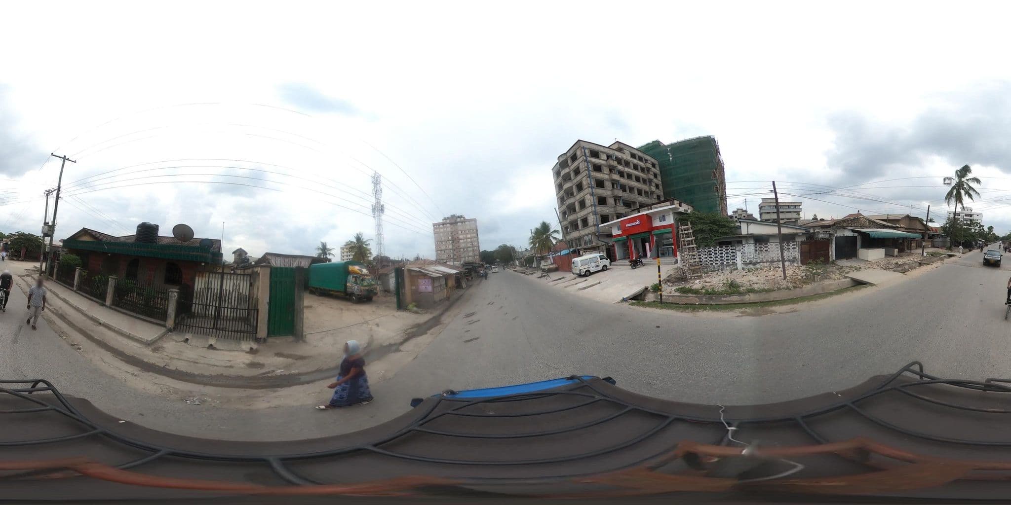 Street view near Data Star Hostel, Dar es Salaam — © OMDTZ1 (CC BY-SA · Mapillary)
