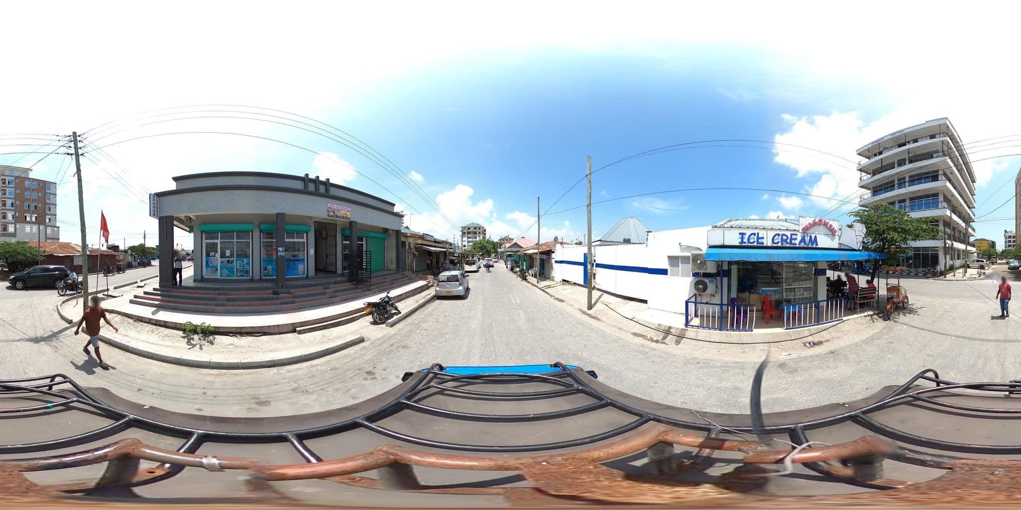 Street view near Munah Hotel, Magomeni