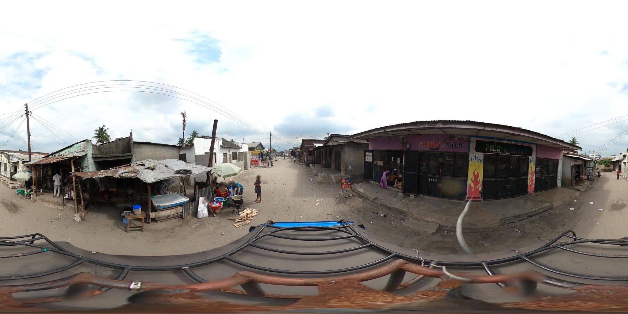 Street view near Mbiwe guest house, Magomeni