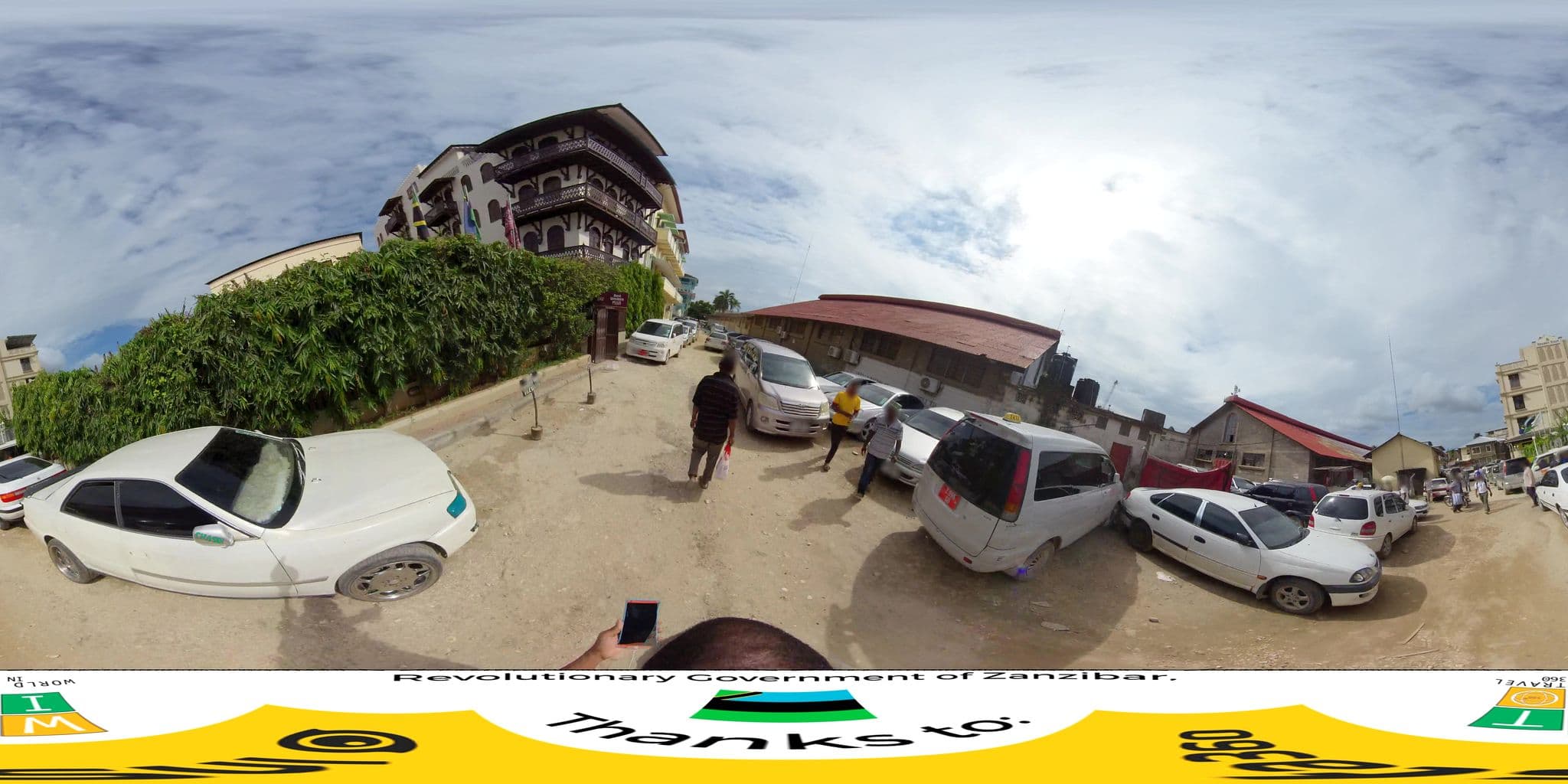Street view near Kahawa sun set view, Zanzibar — © federicodebetto (CC BY-SA · Mapillary)