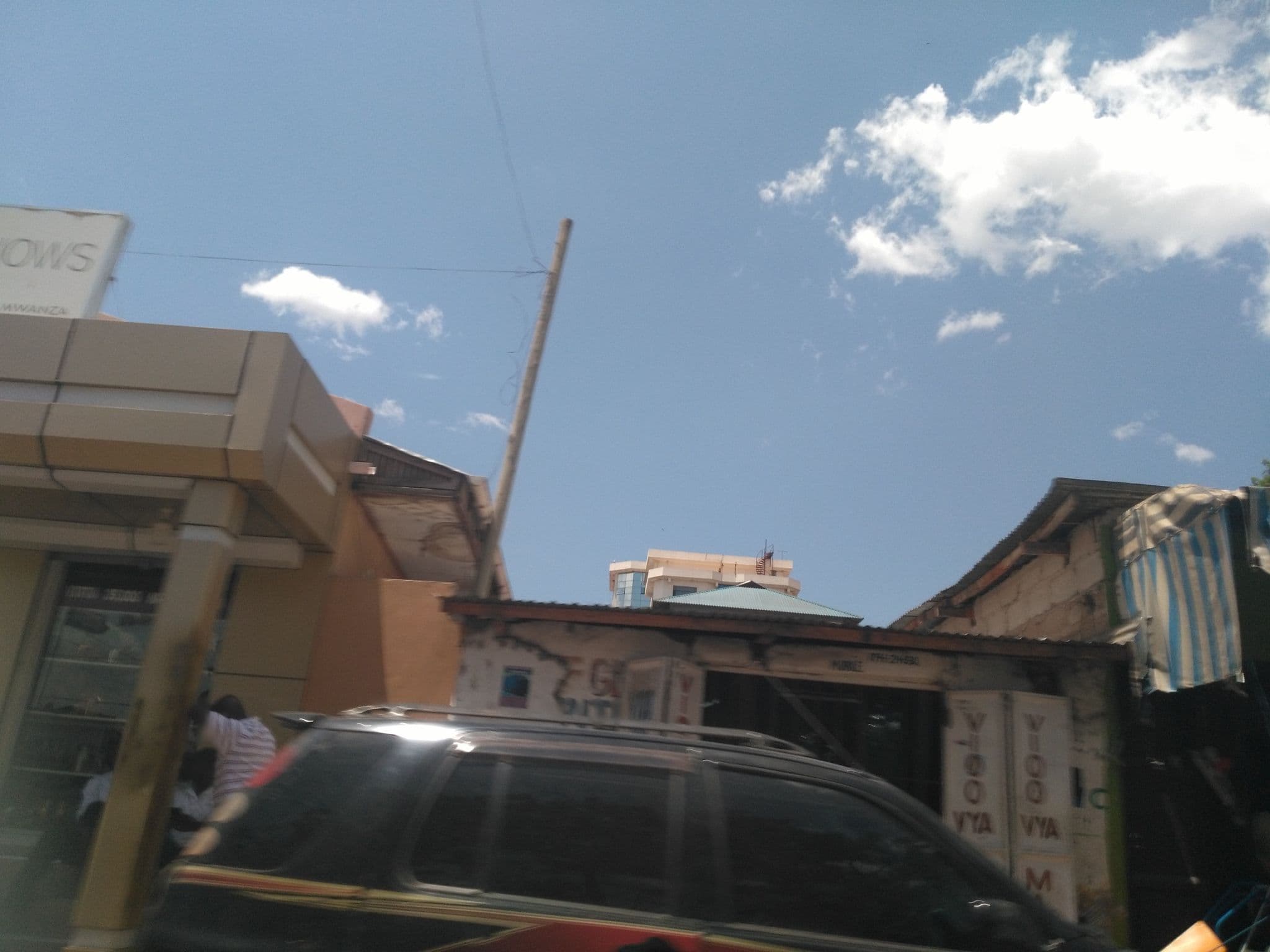 Street view near Golden City Lodge, Mwanza