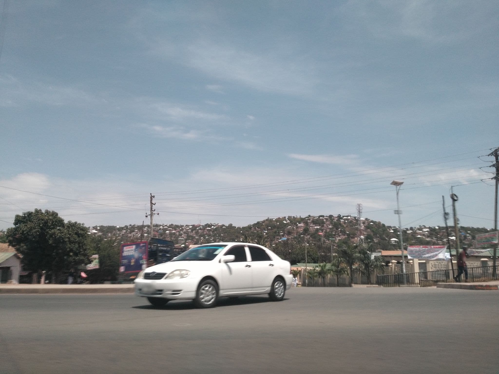Street view near Tasty Restaurant, Mwanza
