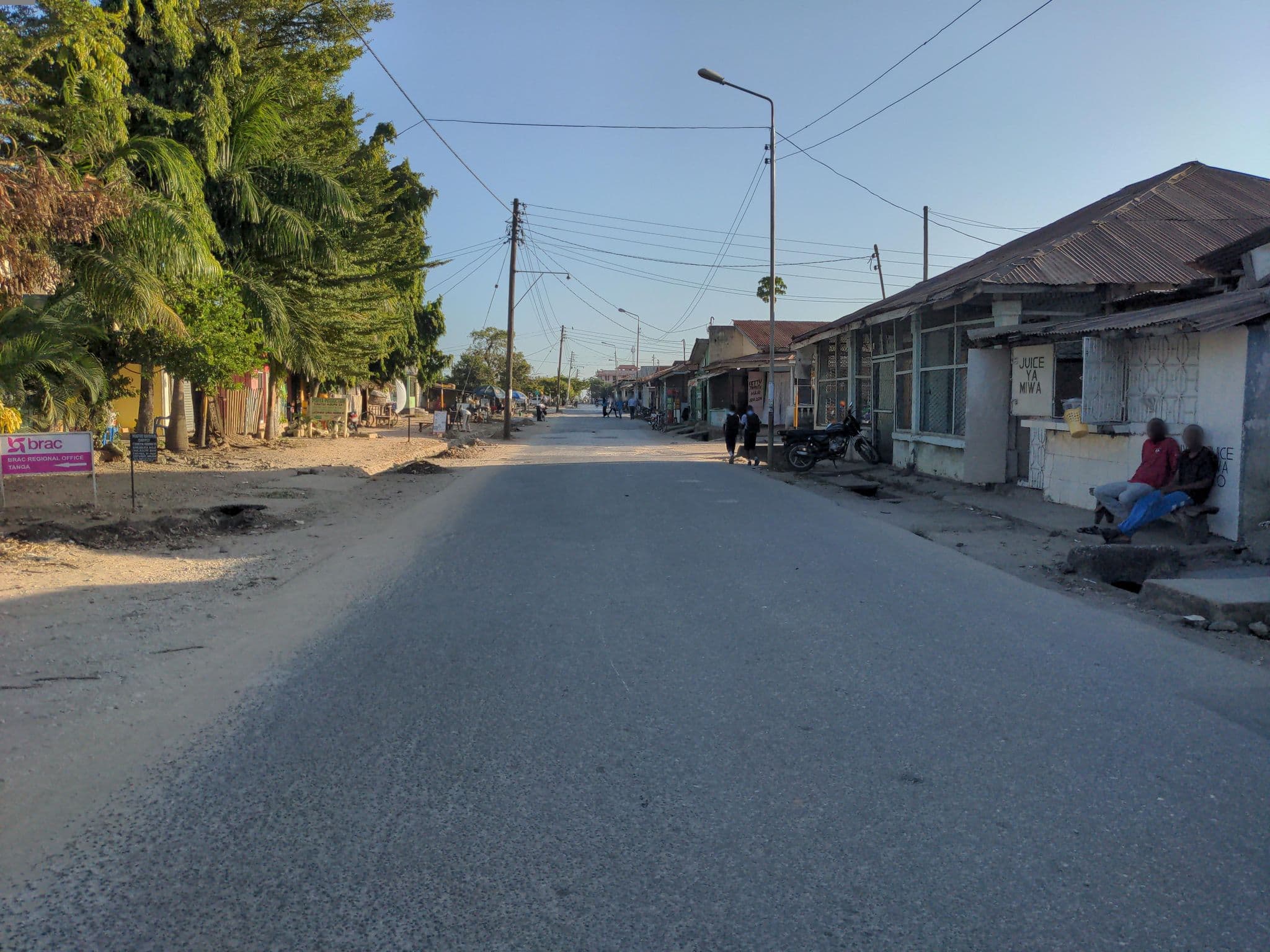Street view near Pentagon premier, Tanga