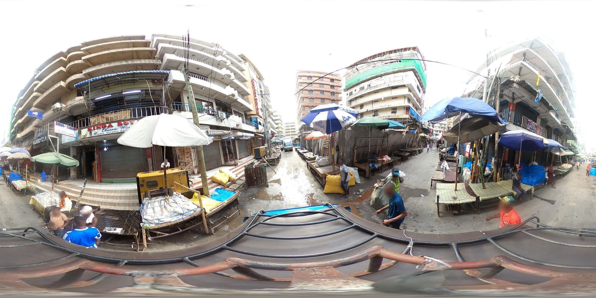 Street view near Wanyama Hotel Kariakoo, Dar es Salaam