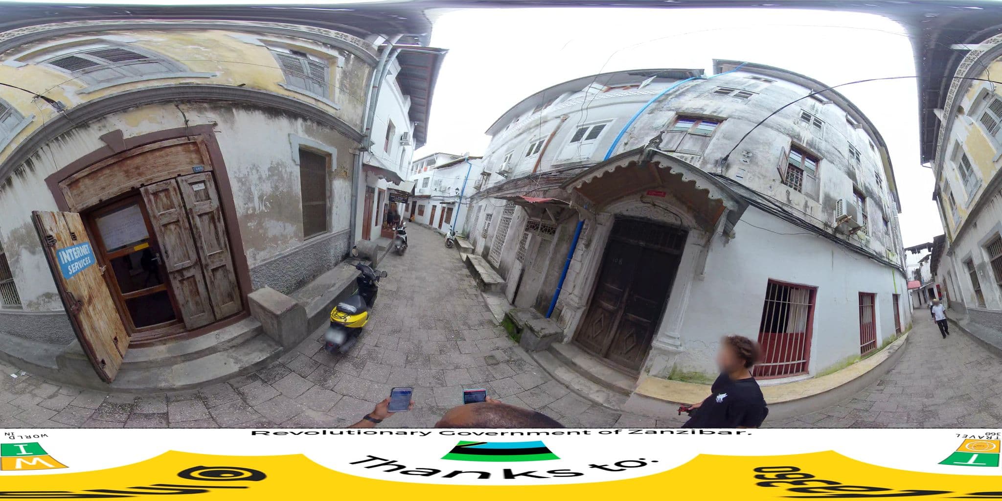 Street view near Shoki Shoki Guest House, Zanzibar — © federicodebetto (CC BY-SA · Mapillary)
