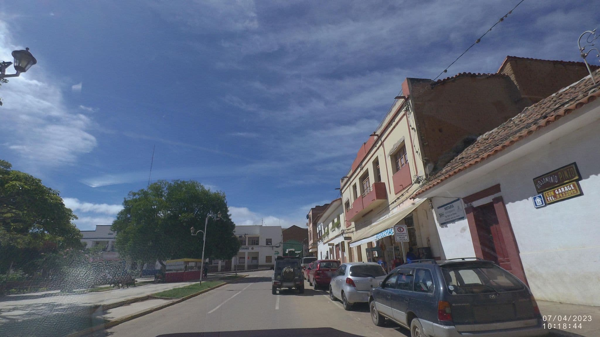 Street view near Alojamiento Pinto, Vallegrande — © jjiglesias (CC BY-SA · Mapillary)