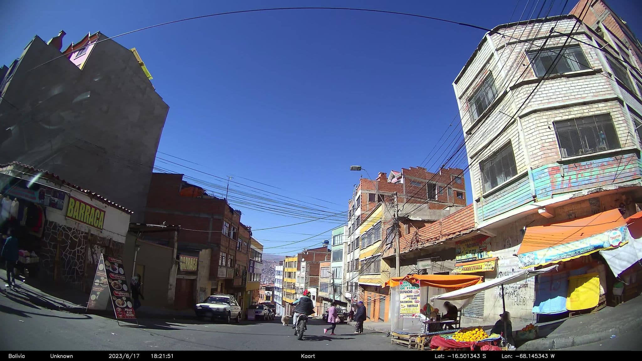 Street view near Alojamiento Isla del Sol, La Paz