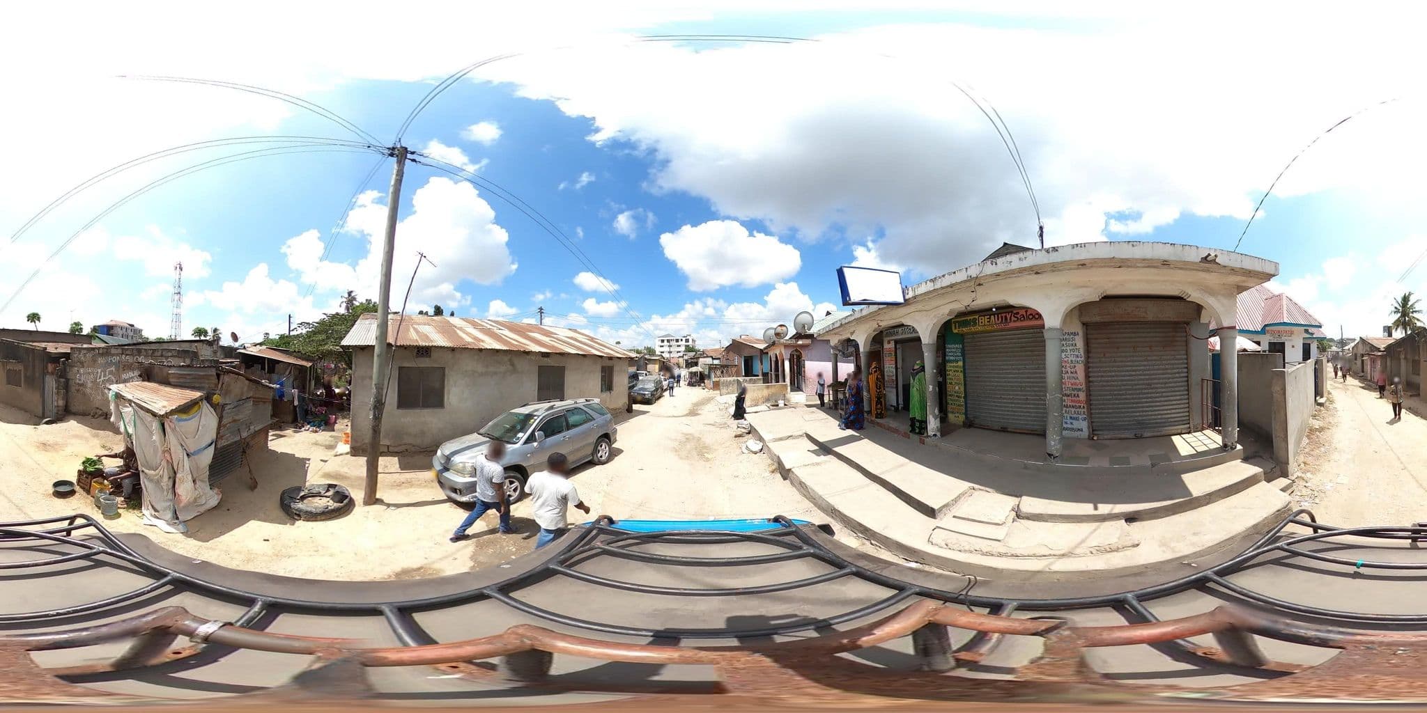 Street view near Mirambo Pub and Guest House, Dar es Salaam