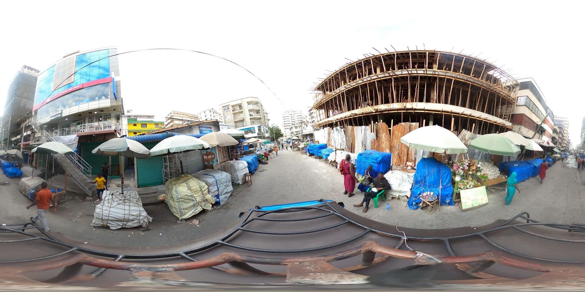 Street view near Golden Hotel, Dar es Salaam