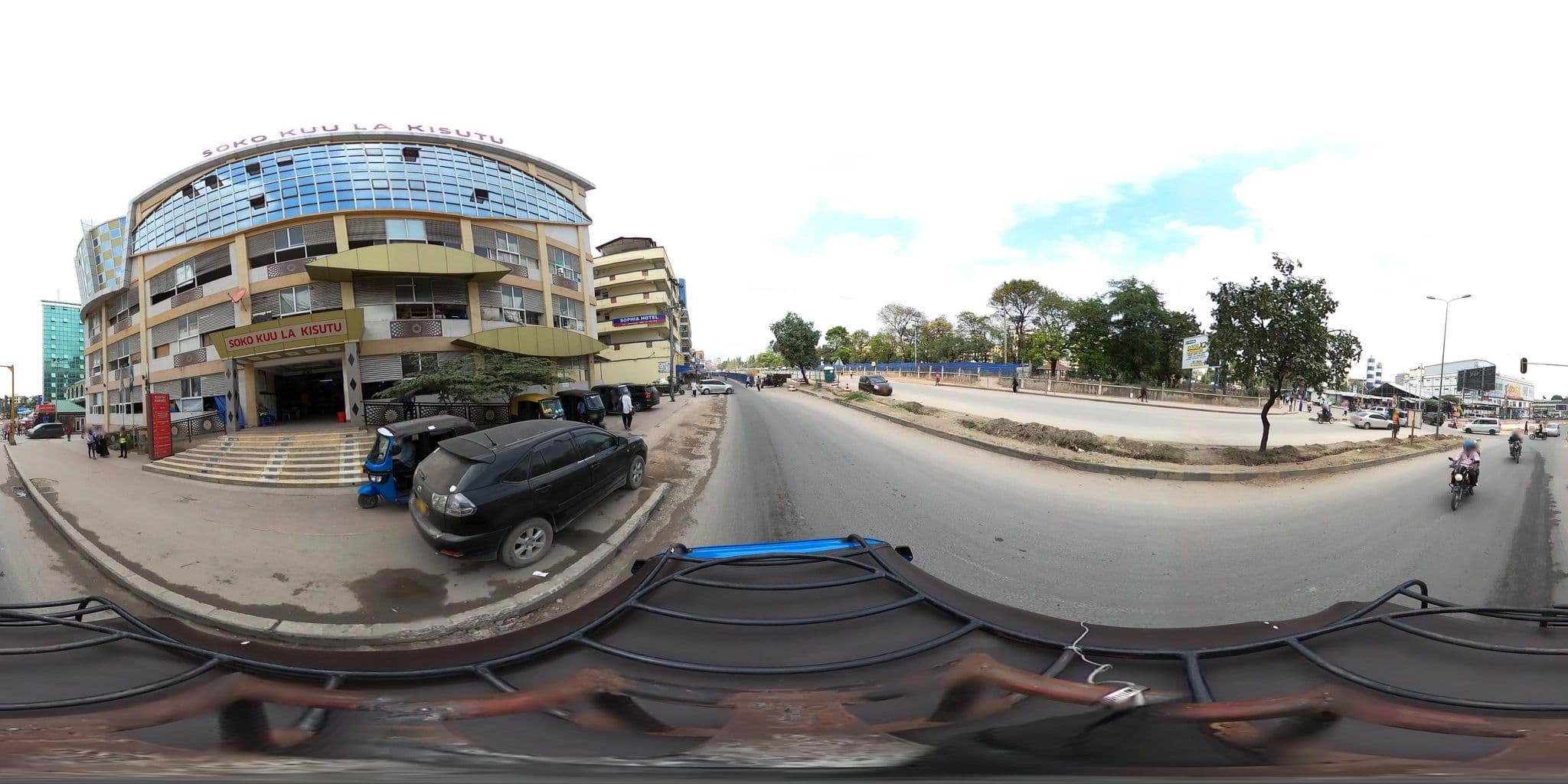 Street view near Sofia Hotel, Dar es Salaam — © OMDTZ1 (CC BY-SA · Mapillary)