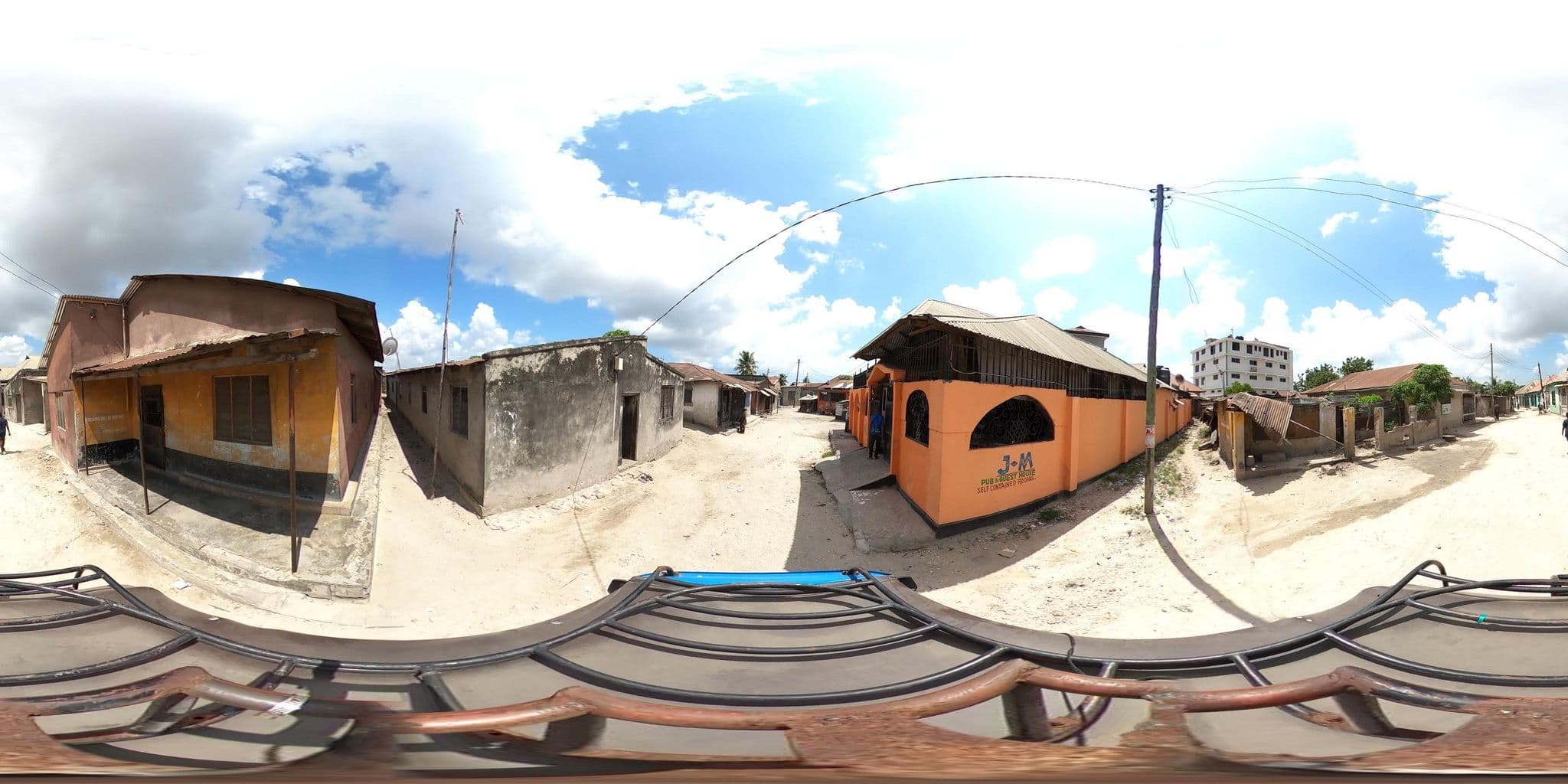 Street view near JM Pub and Guest house, Dar es Salaam