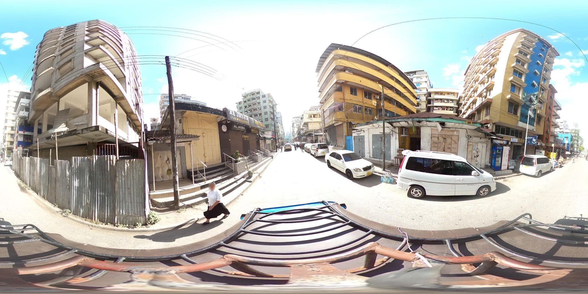 Street view near Gold Plaza Hotel, Dar es Salaam
