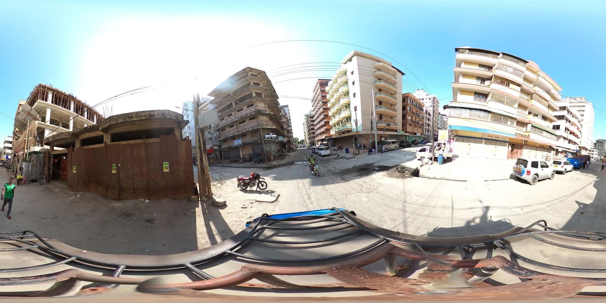 Street view near Cornrado Hotel, Dar es Salaam